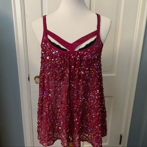 NWT Ludi Swing Sequin Tank